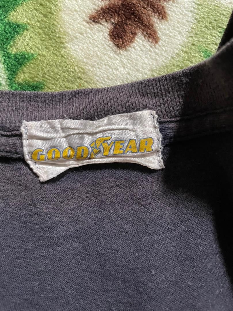 Vintage Japanese Brand K6-08 Vintage GOODYEAR tyre tee Distressed Size US L / EU 52-54 / 3 - 11 Thumbnail