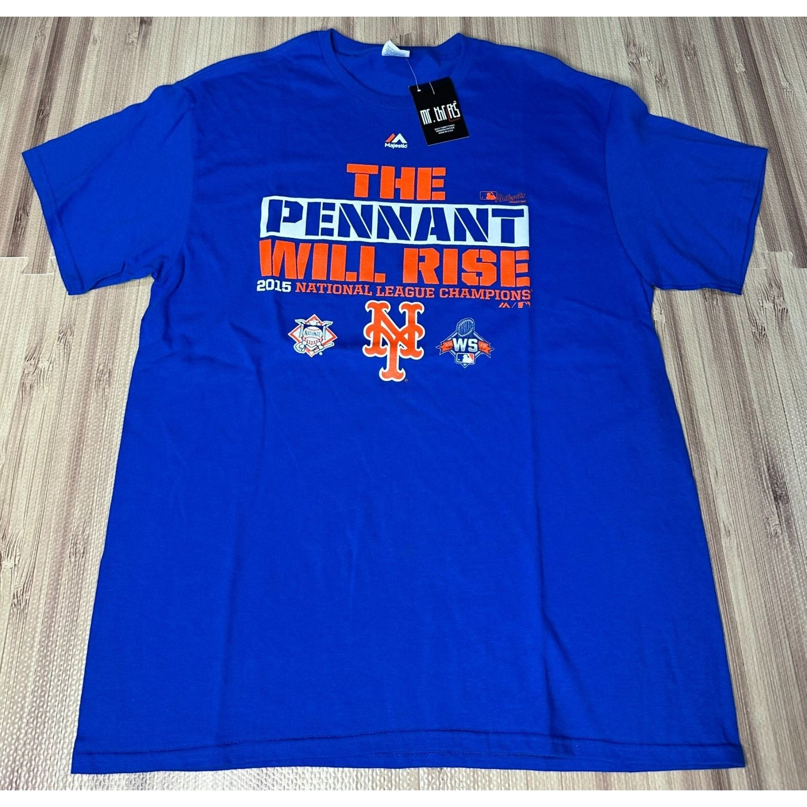 Majestic New York Mets Shirt The Pennant Will Rise Majestic Large Size US L / EU 52-54 / 3 - 1 Thumbnail