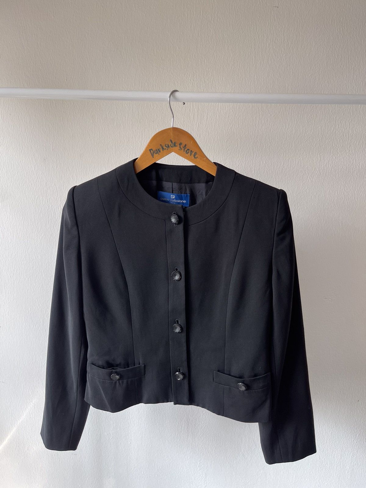 Paco Rabanne 80s Paco Rabanne Crop blazer Size S / US 4 / IT 40 - 1 Thumbnail