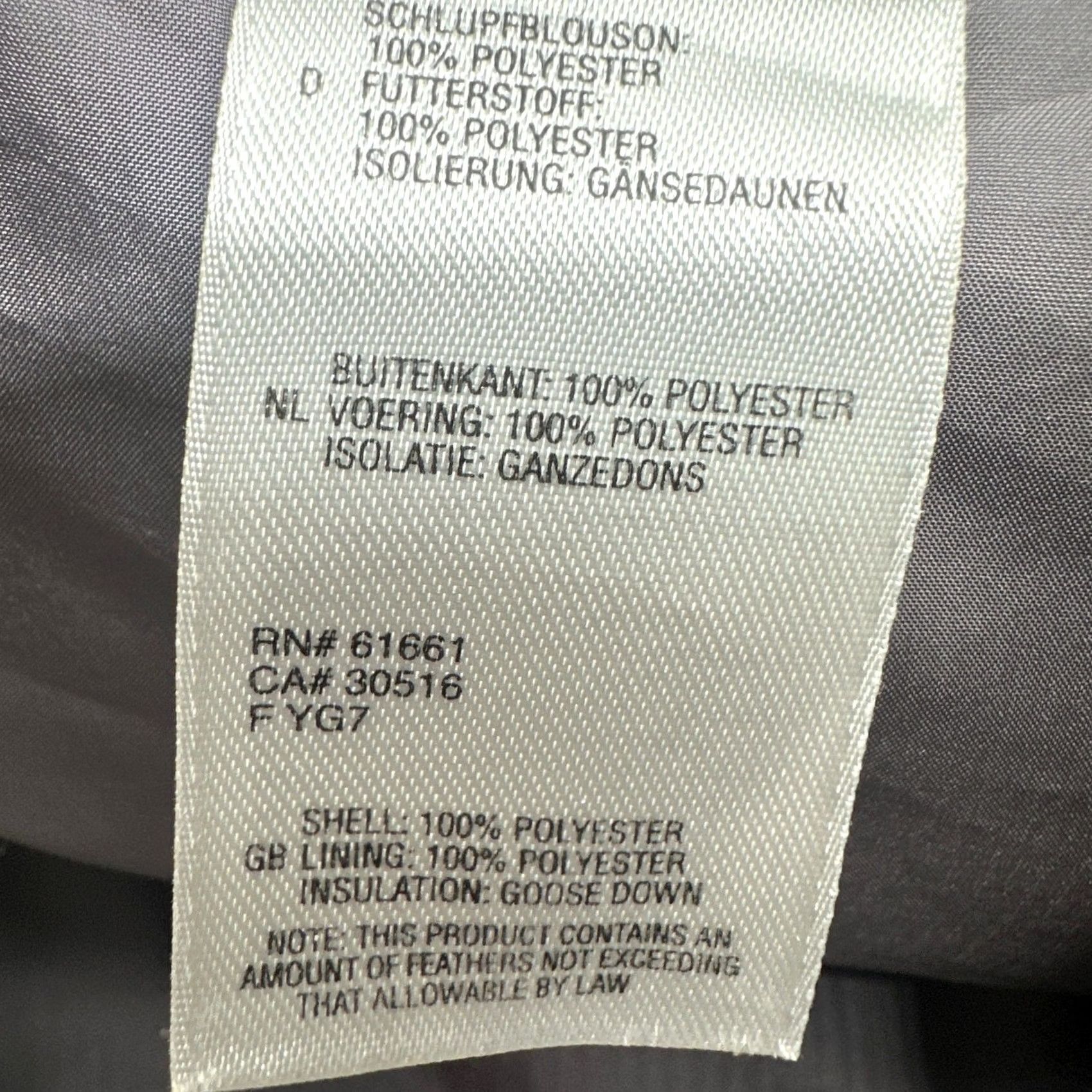 The North Face The North Face Nuptse 700 Fill Down FYG7 Puffer Jacket Womens Medium White Zip - Jacket - Womens Size M / US 6-8 / IT 42-44 - 4 Thumbnail