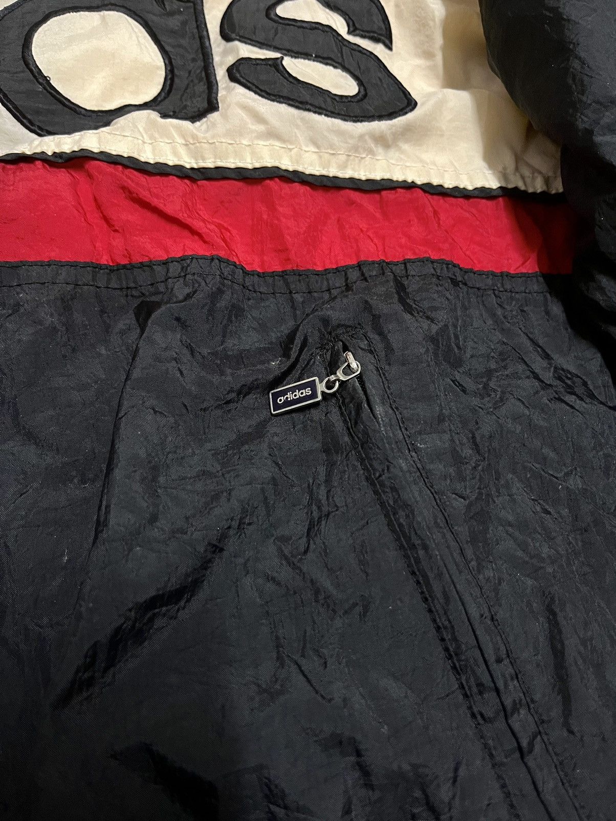 Adidas × Vintage 🔥Vtg Adidas 90s Big Logo Light Jacket Size US XL / EU 56 / 4 - 10 Thumbnail