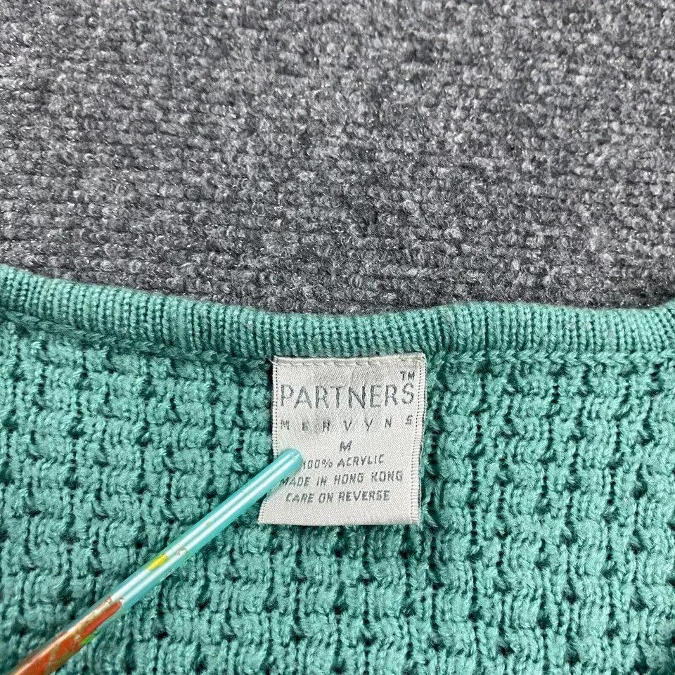 Vintage Vintage Partners Mervyns Sweater Women's Medium V-Neck Size M / US 6-8 / IT 42-44 - 3 Thumbnail