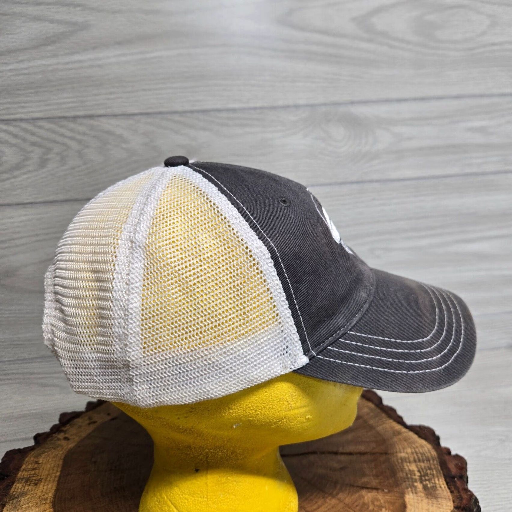 CO VINTAGE Rivanna River Co Baseball Cap Hat Mens Adjustable Cotton Canvas Gray Embroidered Outdoor Casual Size ONE SIZE - 3 Thumbnail