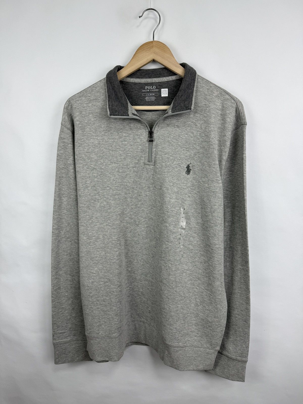 Polo Ralph Lauren 🇺🇸 NWT❗️Polo Ralph Lauren Luxury Jersey Quarter-zip Pullover Size US L / EU 52-54 / 3 - 5 Thumbnail