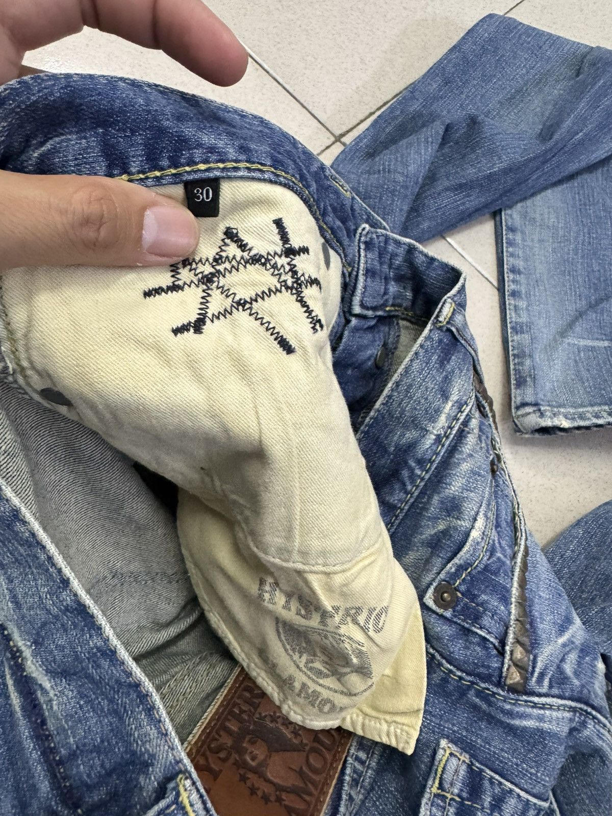 Hysteric Glamour HYSTERIC GLAMOUR x NEW YORK DOLLS JEANS SIZE 30 Size 30" / US 8 / IT 44 - 6 Thumbnail