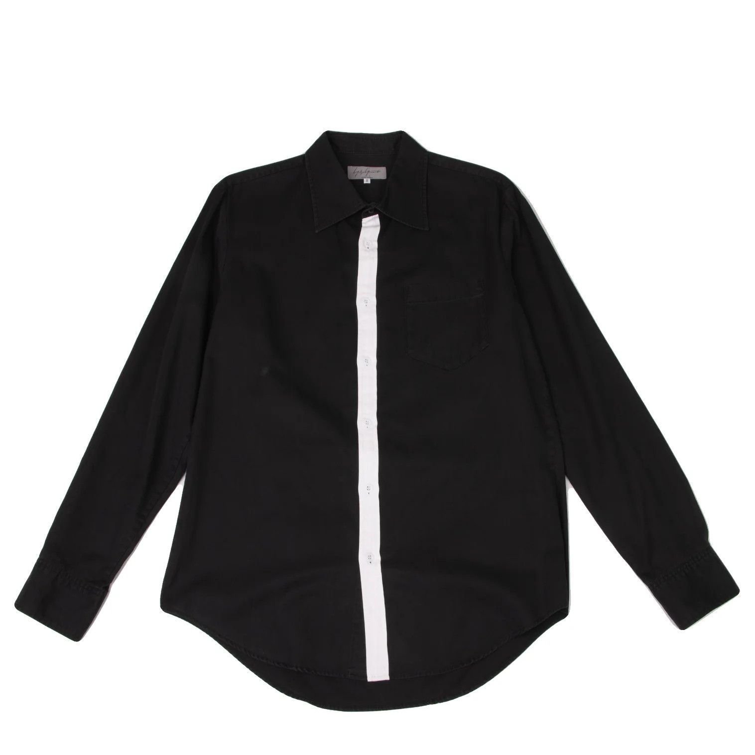 Yohji Yamamoto Yohji Yamamoto Cotton Contrast Shirt Size US M / EU 48-50 / 2 - 1 Thumbnail
