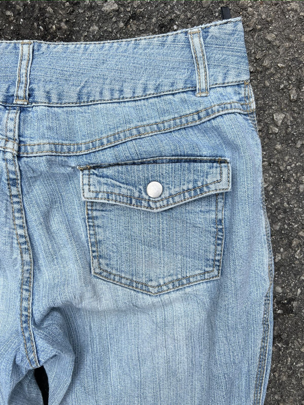 Japanese Brand 7. Japanase Brand Basic Wash Flare jeans Size 28" / US 6 / IT 42 - 6 Thumbnail