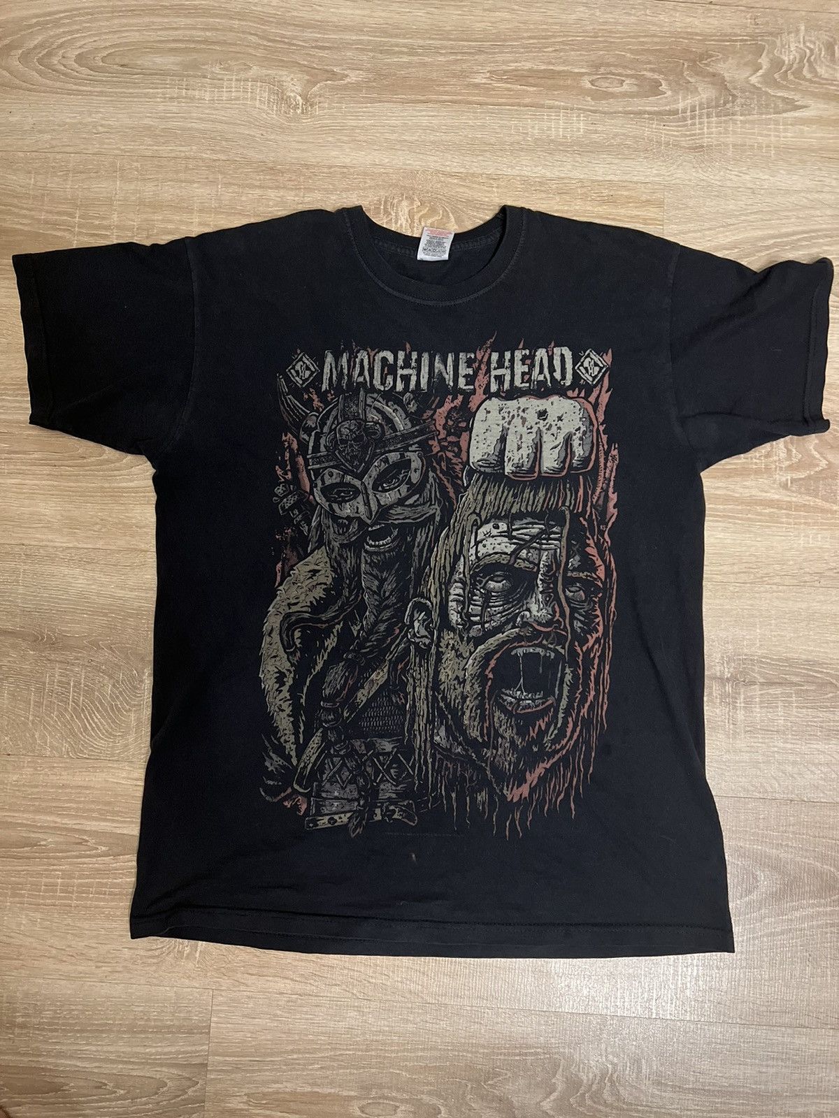 Band Tees × Metallica × Vintage machine head hoist the head of goliath t shirt Size US M / EU 48-50 / 2 - 1 Thumbnail