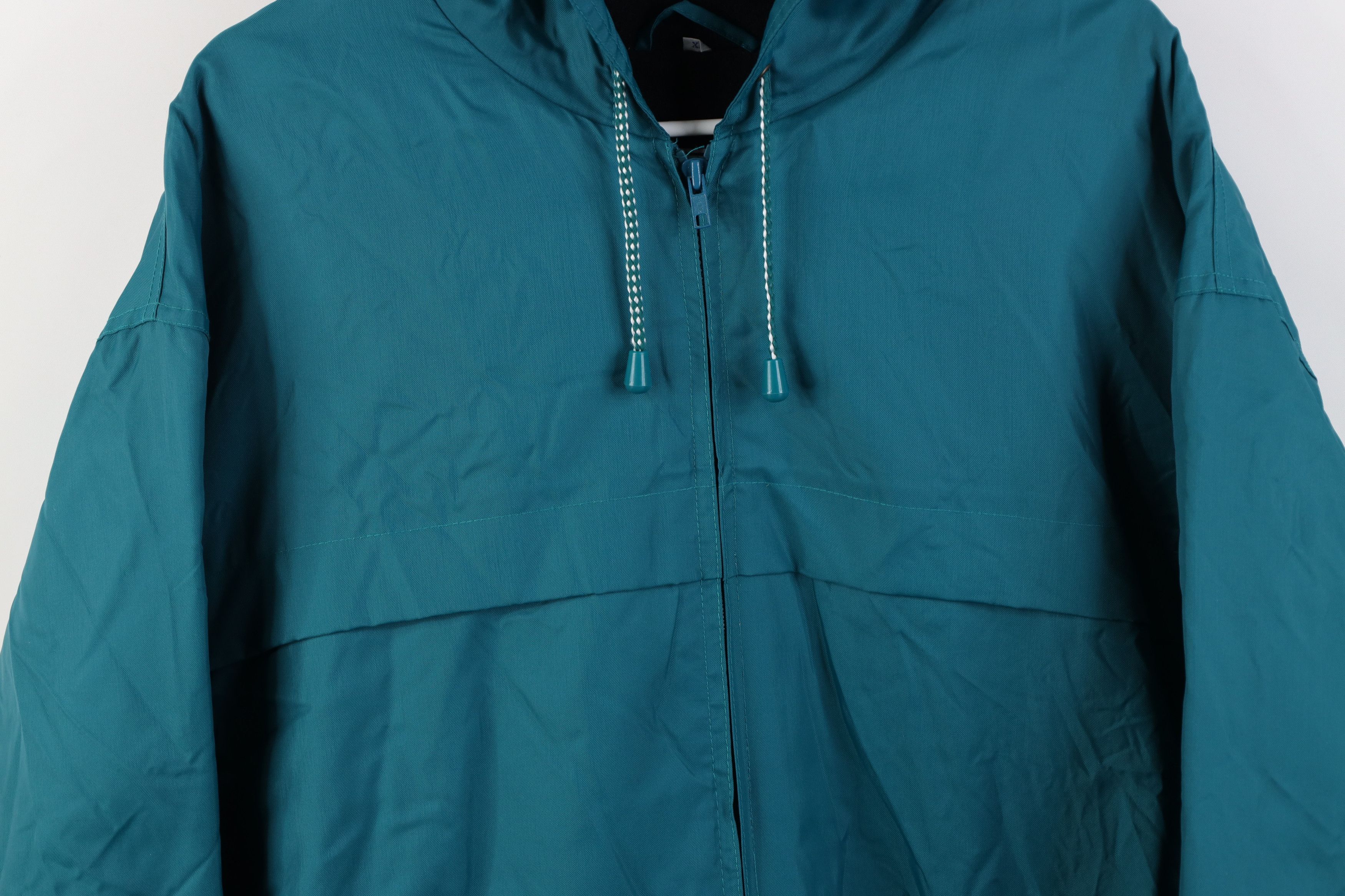 Perry Ellis Deadstock Vintage 90s Perry Ellis Lined Hooded Parka Jacket Size US XL / EU 56 / 4 - 4 Thumbnail