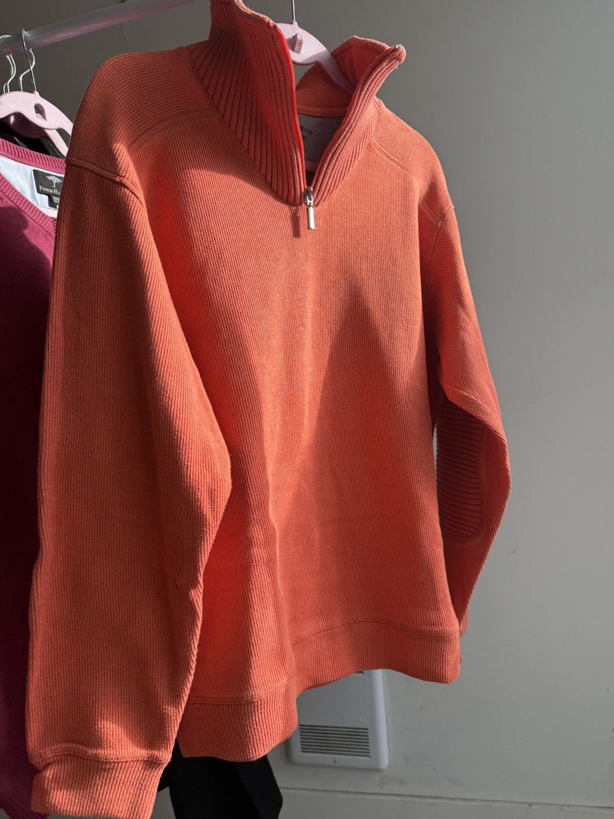 Other Vintage Christian Berg Orange Quarter Zip Knit Size US S / EU 44-46 / 1 - 2 Thumbnail