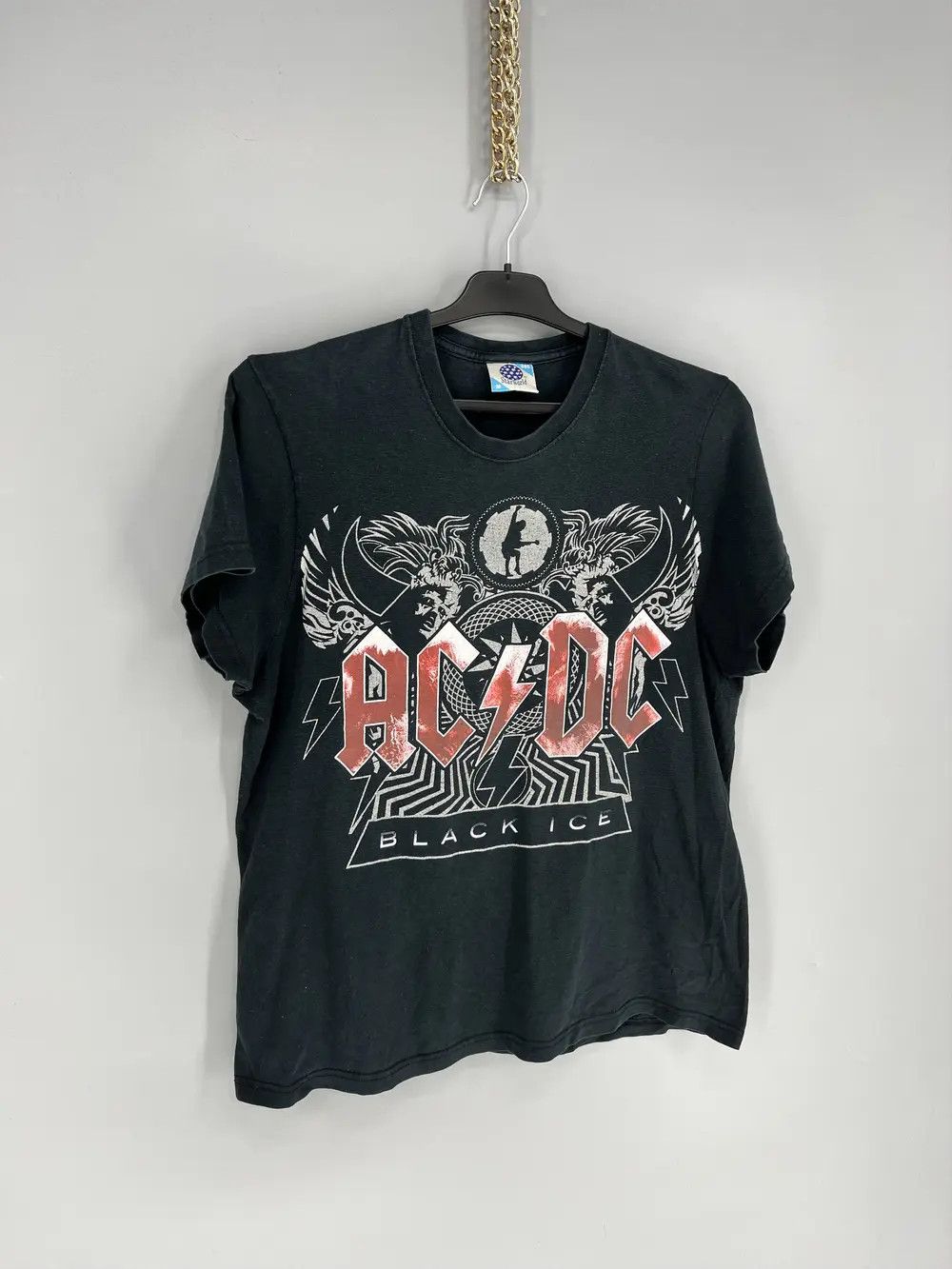 Vintage VINTAGE ACDC BLACK ICE TEE Heavy Metal Rock T-Shirt Like Size US M / EU 48-50 / 2 - 2 Thumbnail