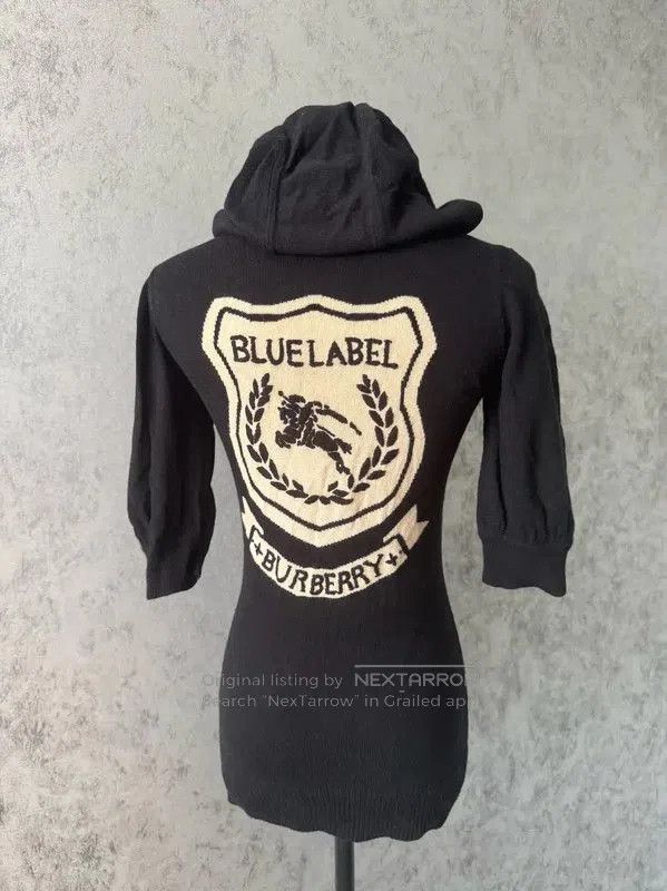 Burberry Burberry Black Wool Blend Long Cardigan. Size M / US 6-8 / IT 42-44 - 6 Thumbnail