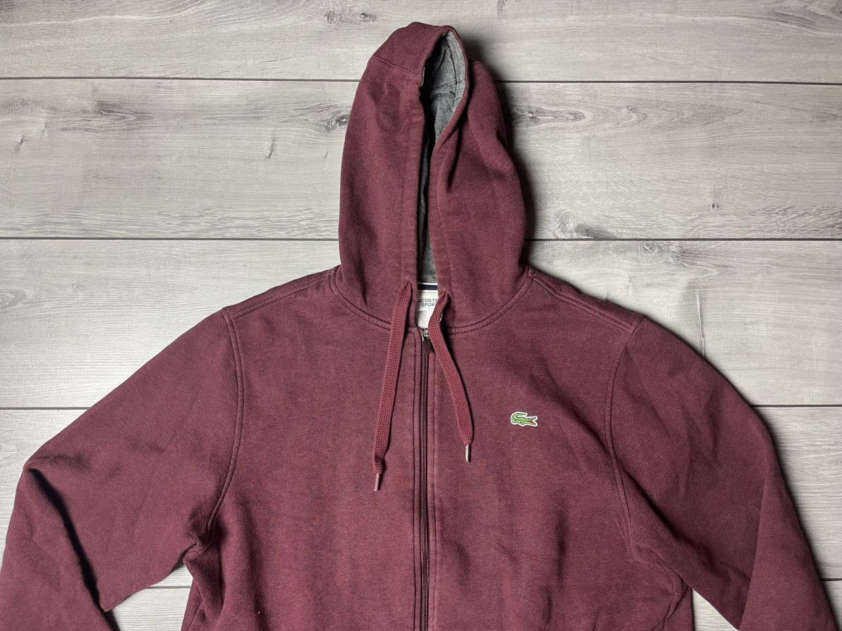 Lacoste Lacoste zip hoodie streetwear size XLarge Size US XL / EU 56 / 4 - 3 Thumbnail