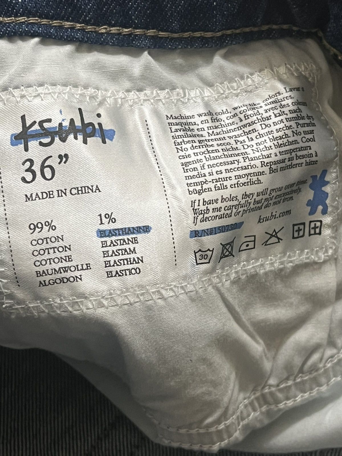 Ksubi Ksubi Distressed Light Wash Denim Jeans Sz 36 Size US 36 / EU 52 - 9 Thumbnail