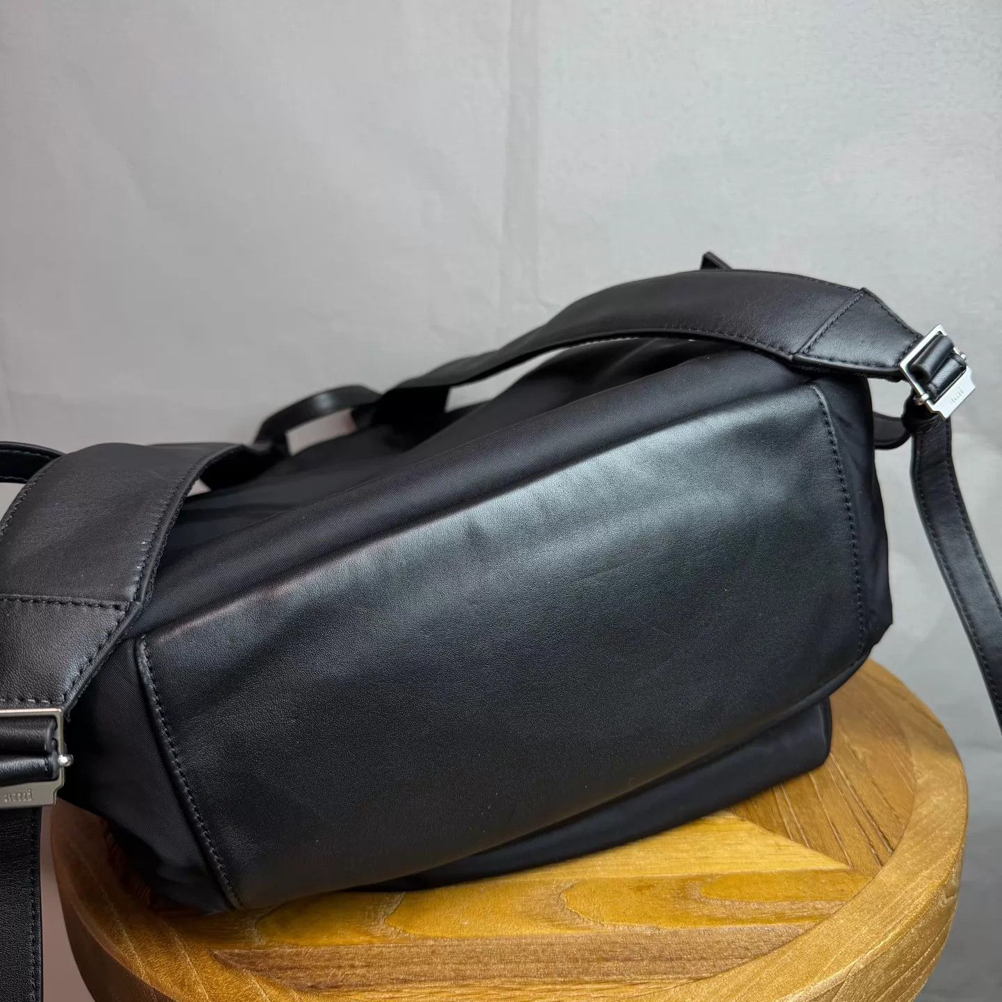 Amiri AMI Marcel heart logo backpack black 2 wears 98 new Size ONE SIZE - 3 Thumbnail