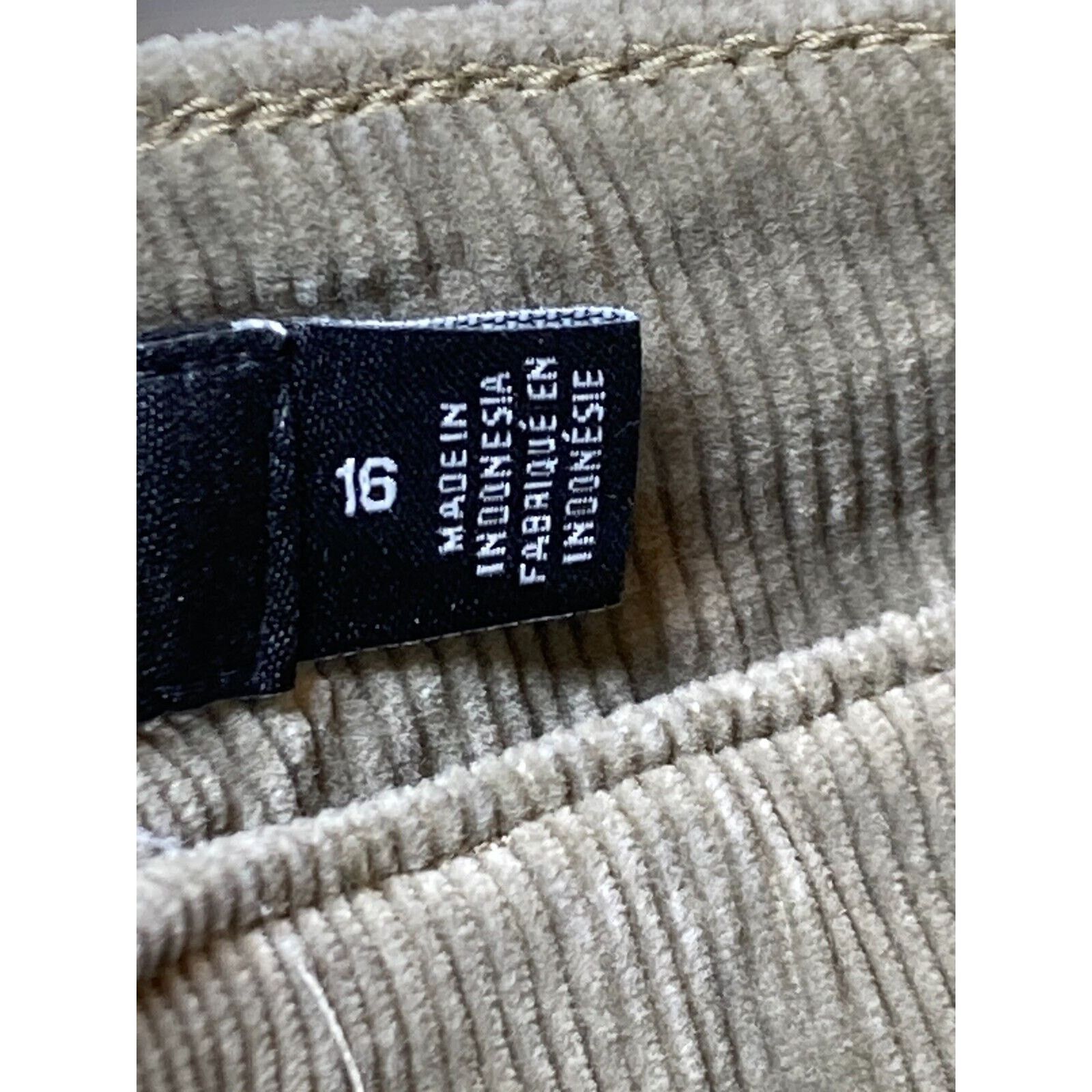 Lauren Ralph Lauren Ralph Lauren Women's Corduroy Mid-Rise Straight Pant Size 16 Size 38" / US 16 / IT 52 - 7 Thumbnail