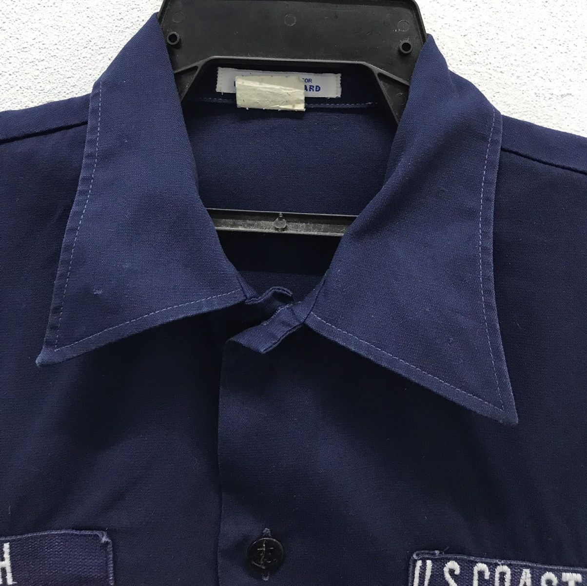 Vintage Vintage Made Expressly For U.S. Coast Guard Shirt Button Ups Size US L / EU 52-54 / 3 - 3 Thumbnail