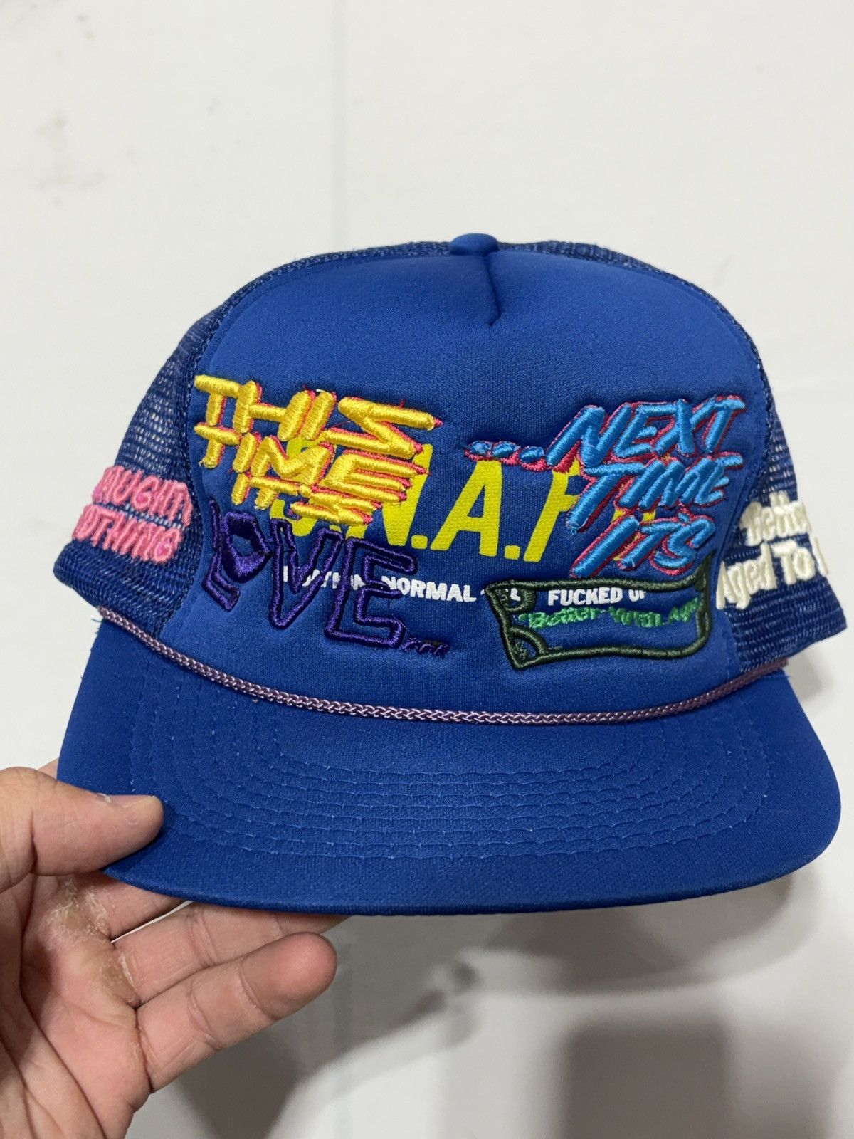 Better With Age Better With Age Next Time Is Blue Hat Size ONE SIZE - 1 Thumbnail
