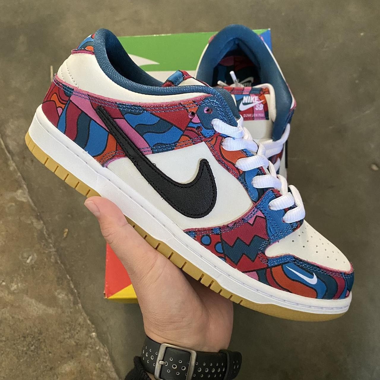 Other 2021 Nike x Parra Dunk SB sz 8M Size US 8 / EU 41 - 2 Thumbnail