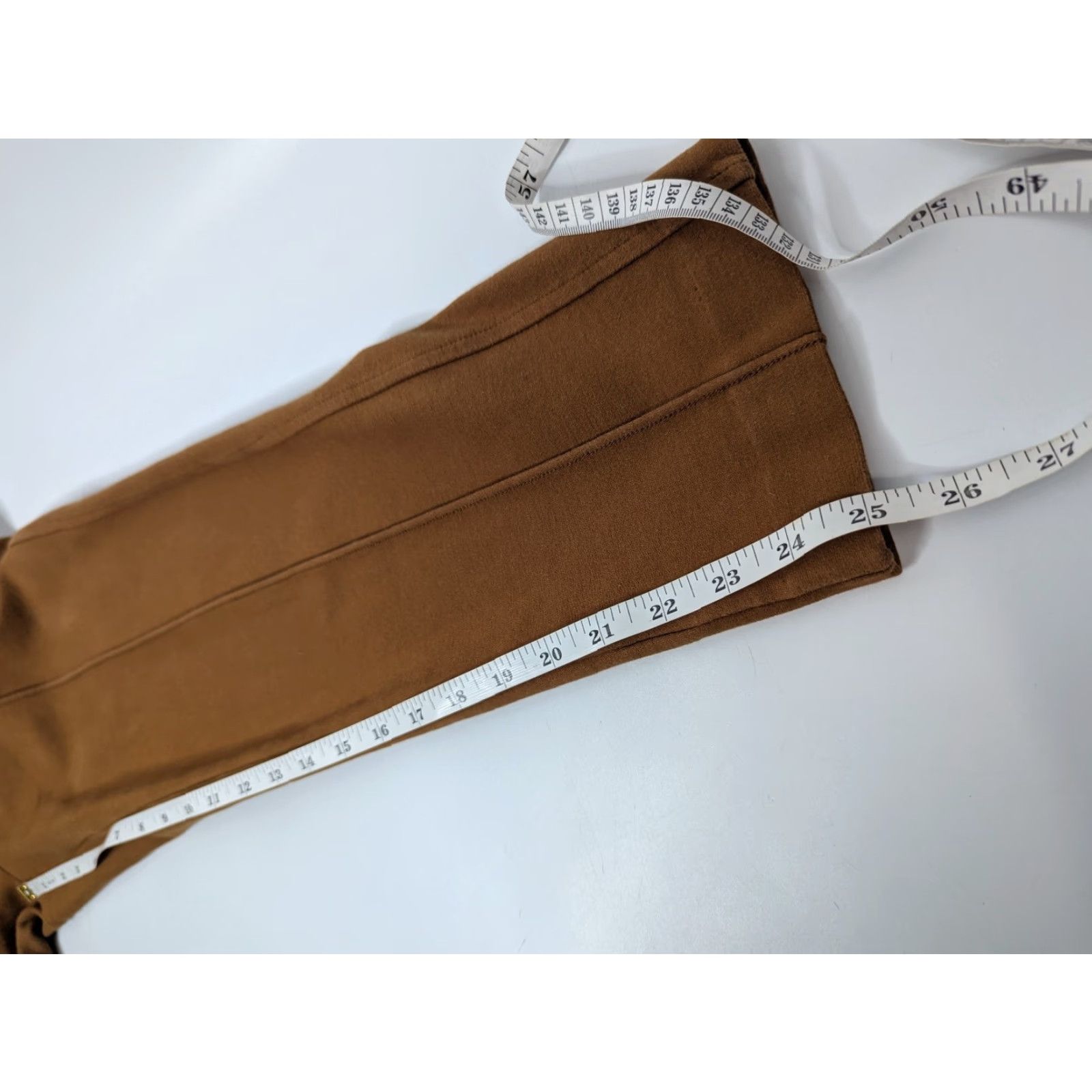 Everlane Everlane The Dream Pant Cotton Modal Stretch Pull-On Drawstring Brown Camel XS Pant Women Pull On Stretch Elastic Waist Ankle Casual 90s? Size 26" / US 2 / IT 38 - 6 Thumbnail