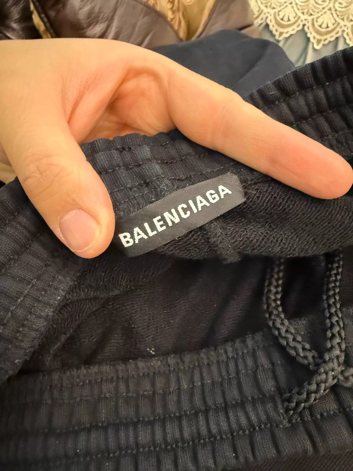 Balenciaga Balenciaga Casual Pants XS (50) Black Logo Size 25" / US 0 / IT 36 - 4 Thumbnail