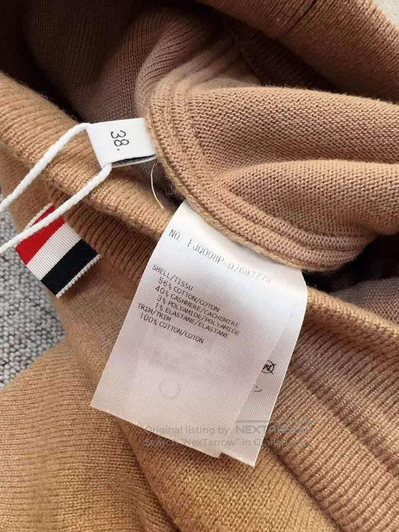Thom Browne Thom Browne Coffee-colored four-striped sweatpants, casual Size 25" / US 0 / IT 36 - 6 Thumbnail