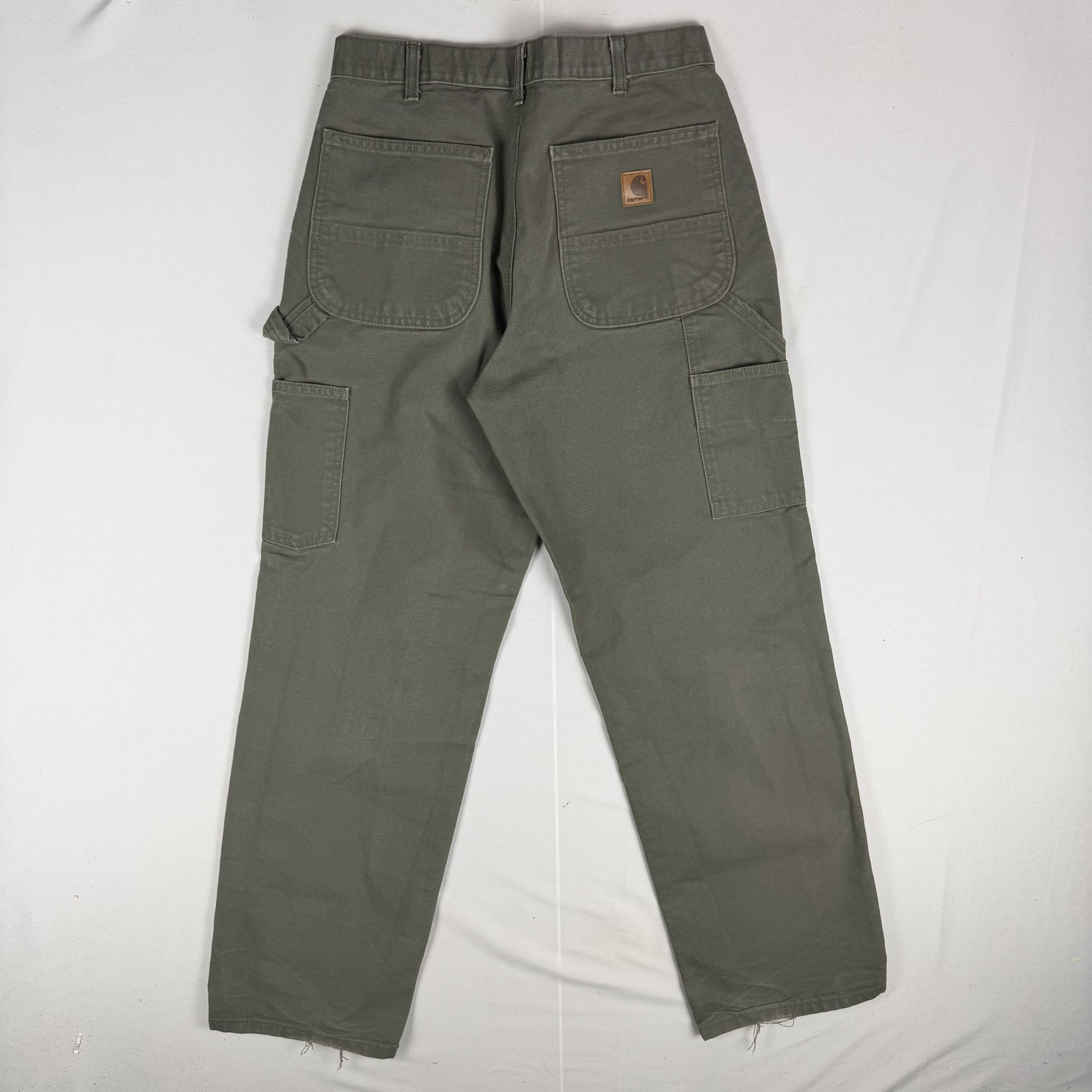 Carhartt Carhartt B11-MOS Carpenter Work Pants Olive 32x32 Size US 32 / EU 48 - 1 Thumbnail
