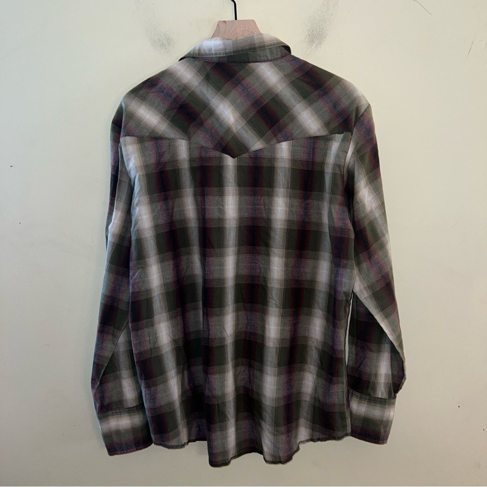 Wrangler VNTG WRANGLER plaid pearl snap western shirt M Size US M / EU 48-50 / 2 - 4 Thumbnail