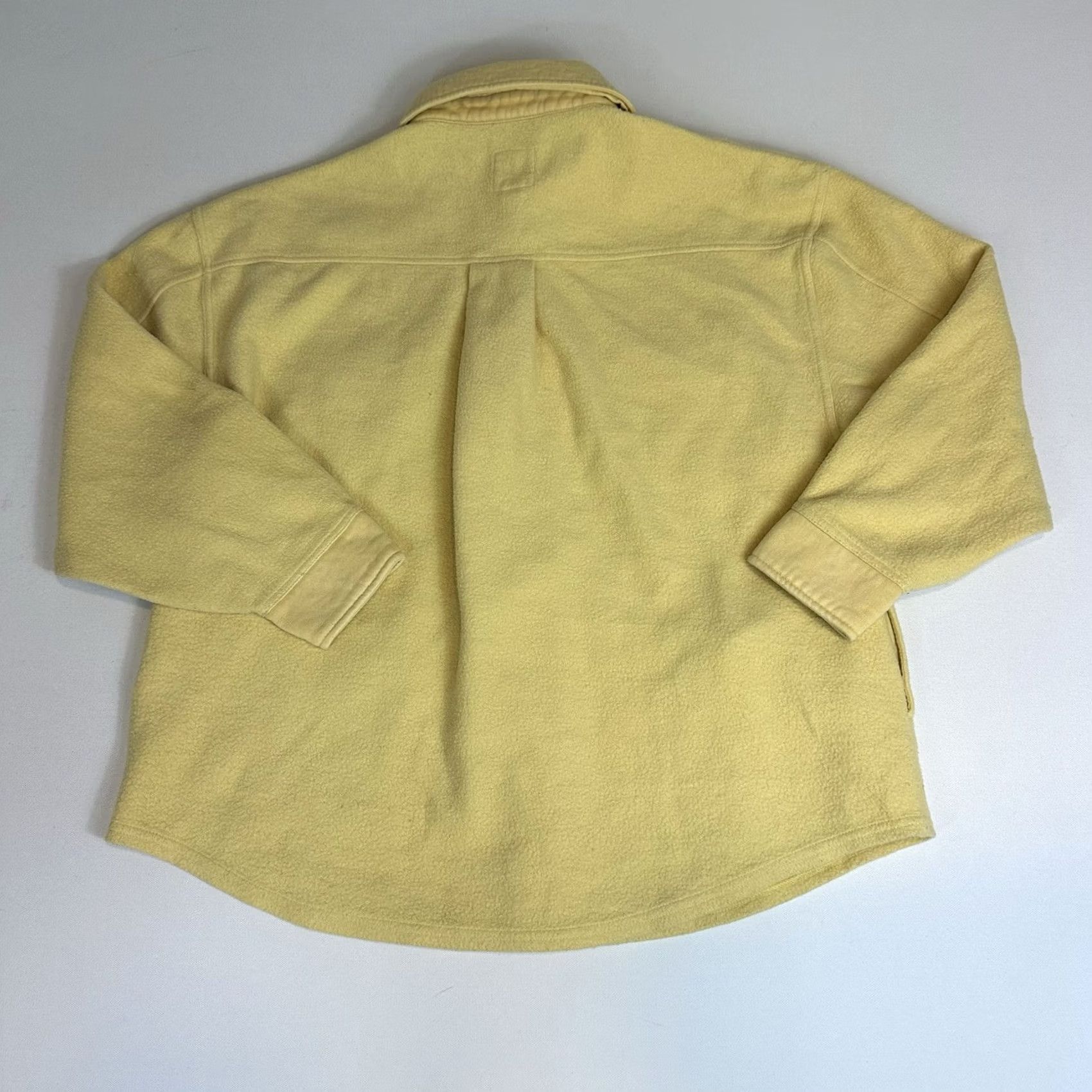 Billabong VINTAGE Billabong Anytime Shacket Oversized Button Up Jacket Yellow Womens L Shacket Size M / US 6-8 / IT 42-44 - 2 Thumbnail