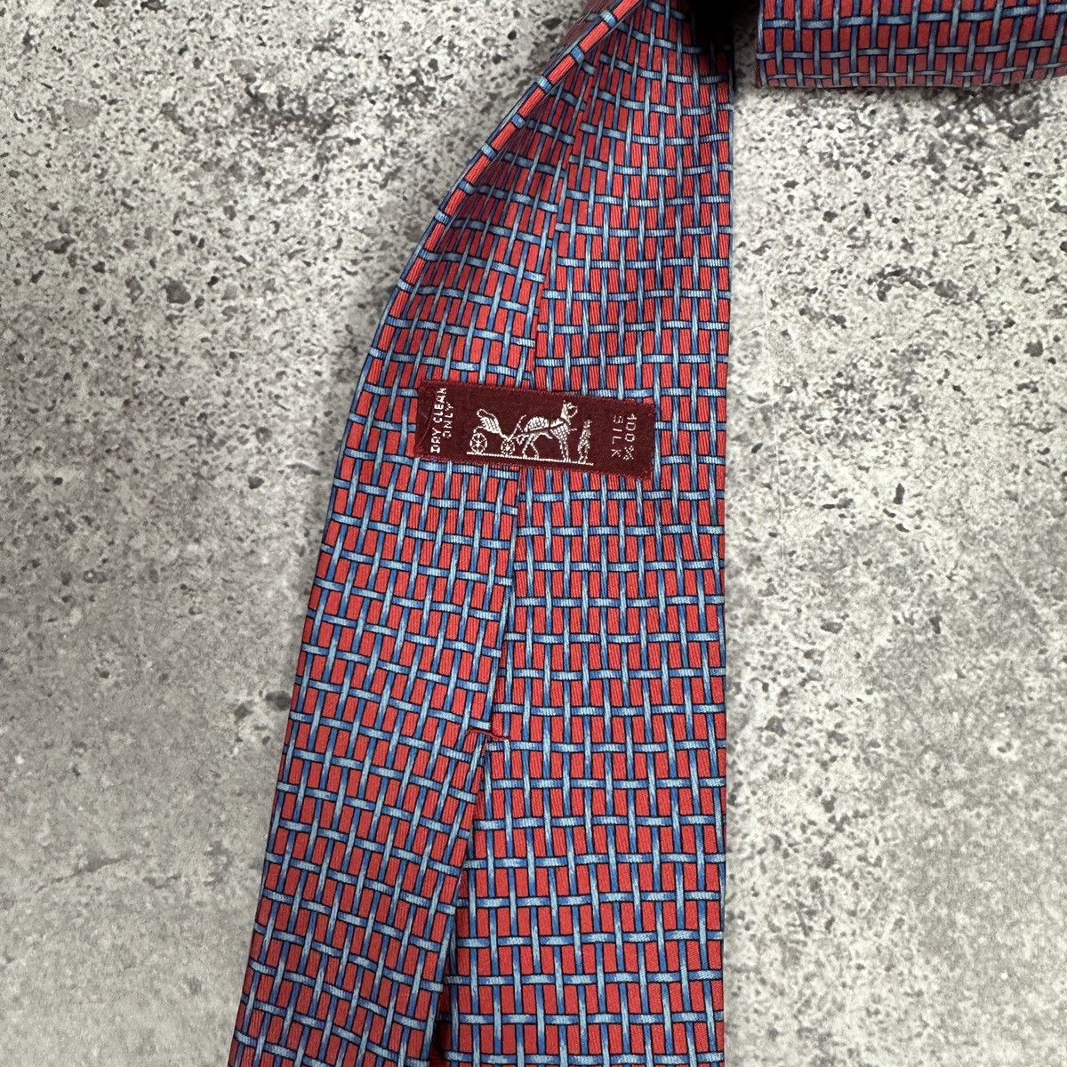 Hermes Vintage 90s Hermes Paris Silk tie France luxury y2k hype Size ONE SIZE - 6 Thumbnail