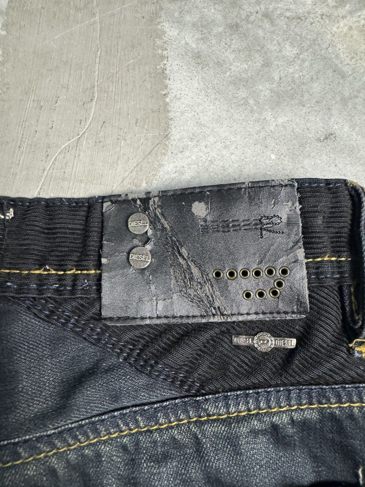 Diesel Vintage Diesel Blackjeans 👖 Size US 32 / EU 48 - 3 Thumbnail