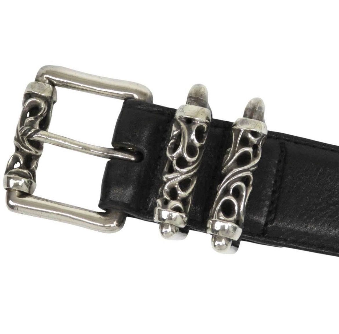 Chrome Hearts Chrome Hearts Celtic Roller Belt Unisex Black Size ONE SIZE - 6 Thumbnail
