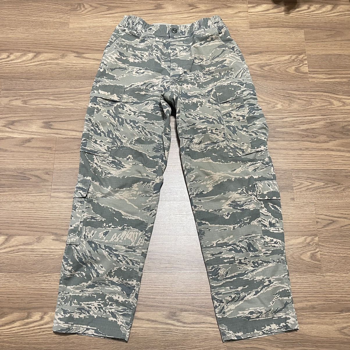 Vintage US Air force army military tiger camo green cargo pants Size US 32 / EU 48 - 1 Thumbnail