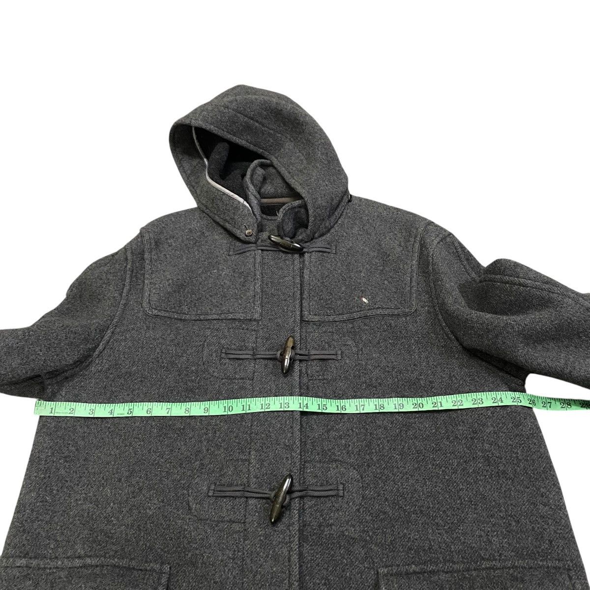 Japanese Brand Vintage Papas Duffle Coat Wool Hoodie Toggle Button Jacket Size US L / EU 52-54 / 3 - 15 Thumbnail