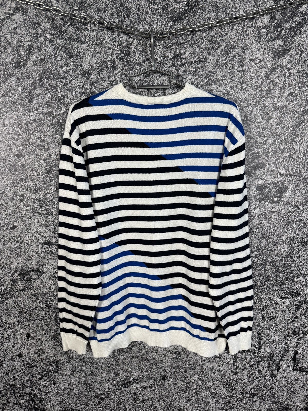 Lacoste Men’s Lacoste Crewneck Striped Sweater Pullover Size 7 (XXL) Size US XXL / EU 58 / 5 - 11 Thumbnail