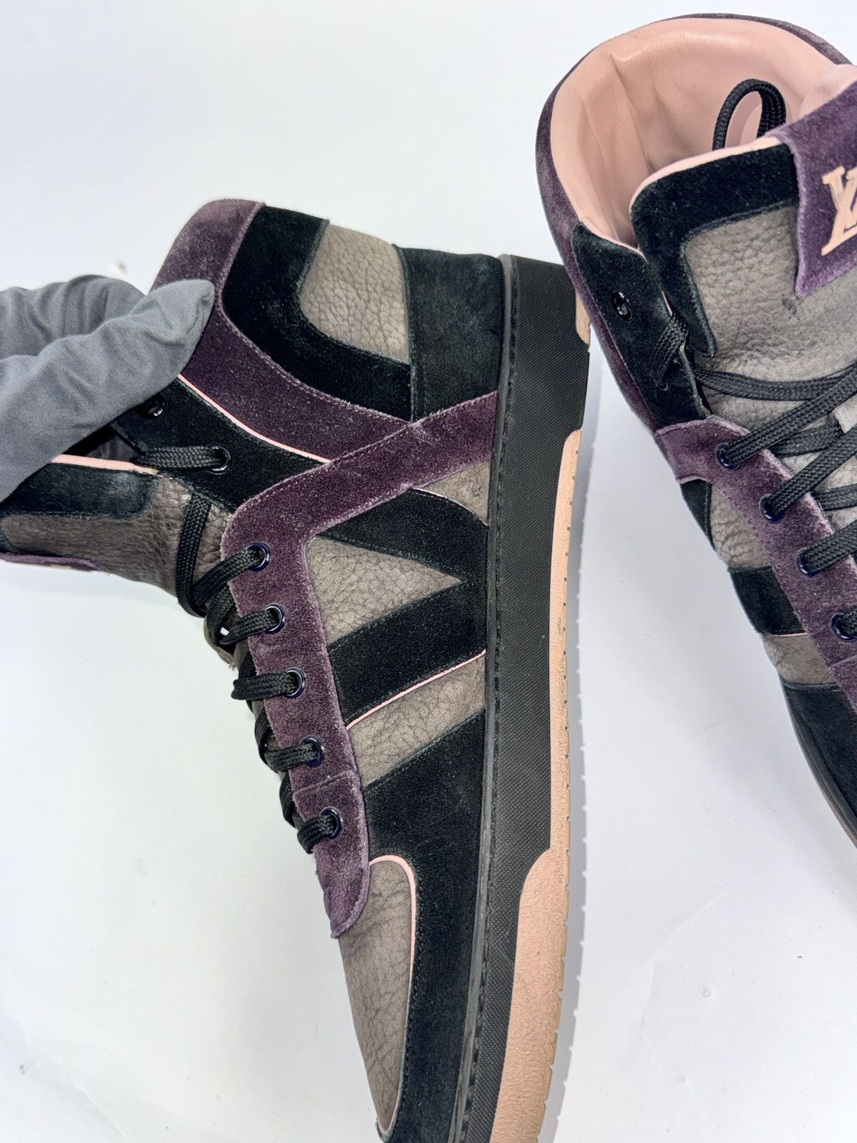 Louis Vuitton TRIBE HIGH TOP SNEAKERS Size US 8.5 / EU 41-42 - 6 Thumbnail