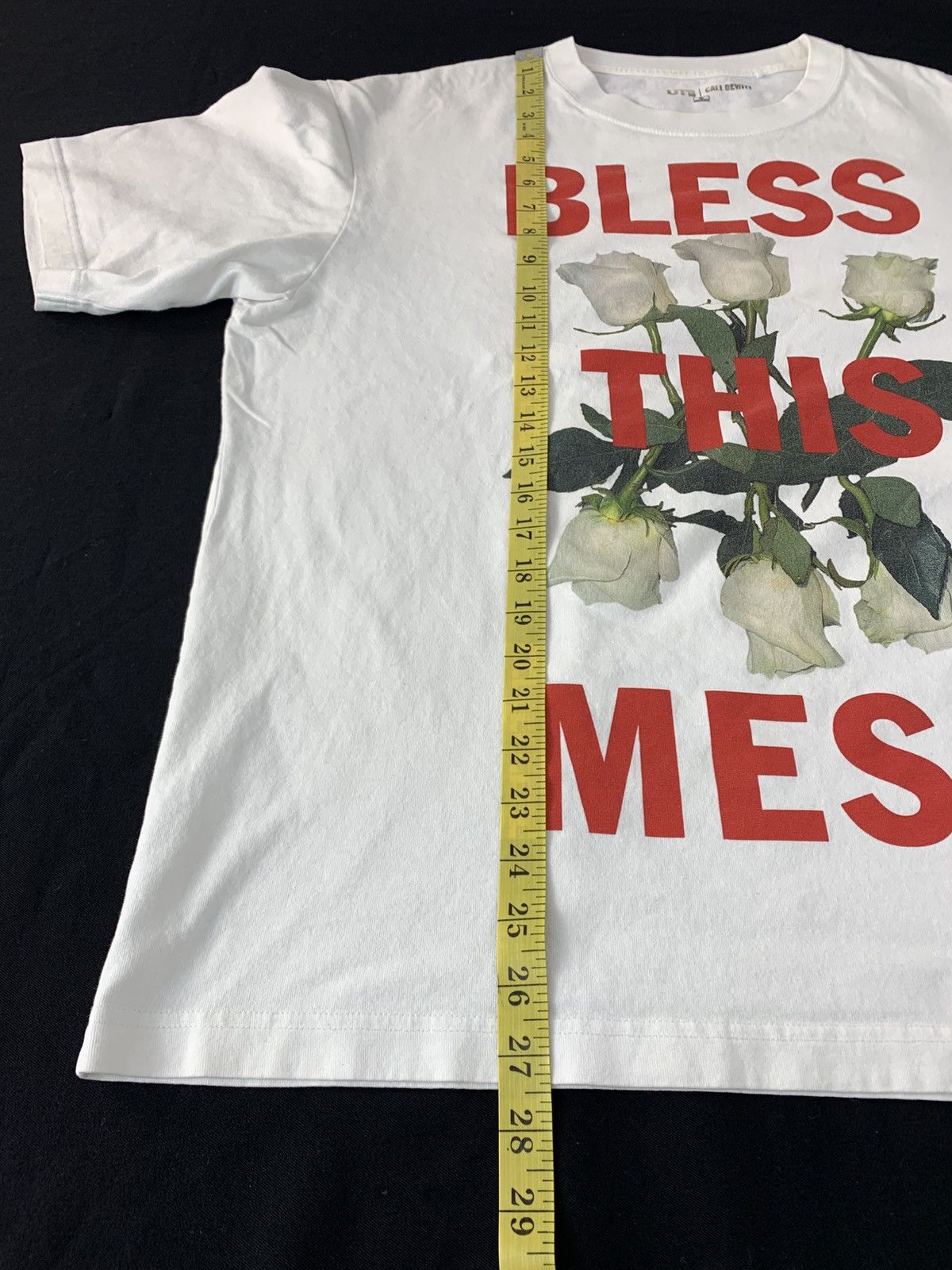 Other Hype Cali Dewitt Bless This Mess White Roses Screen Tee Size US XL / EU 56 / 4 - 10 Thumbnail