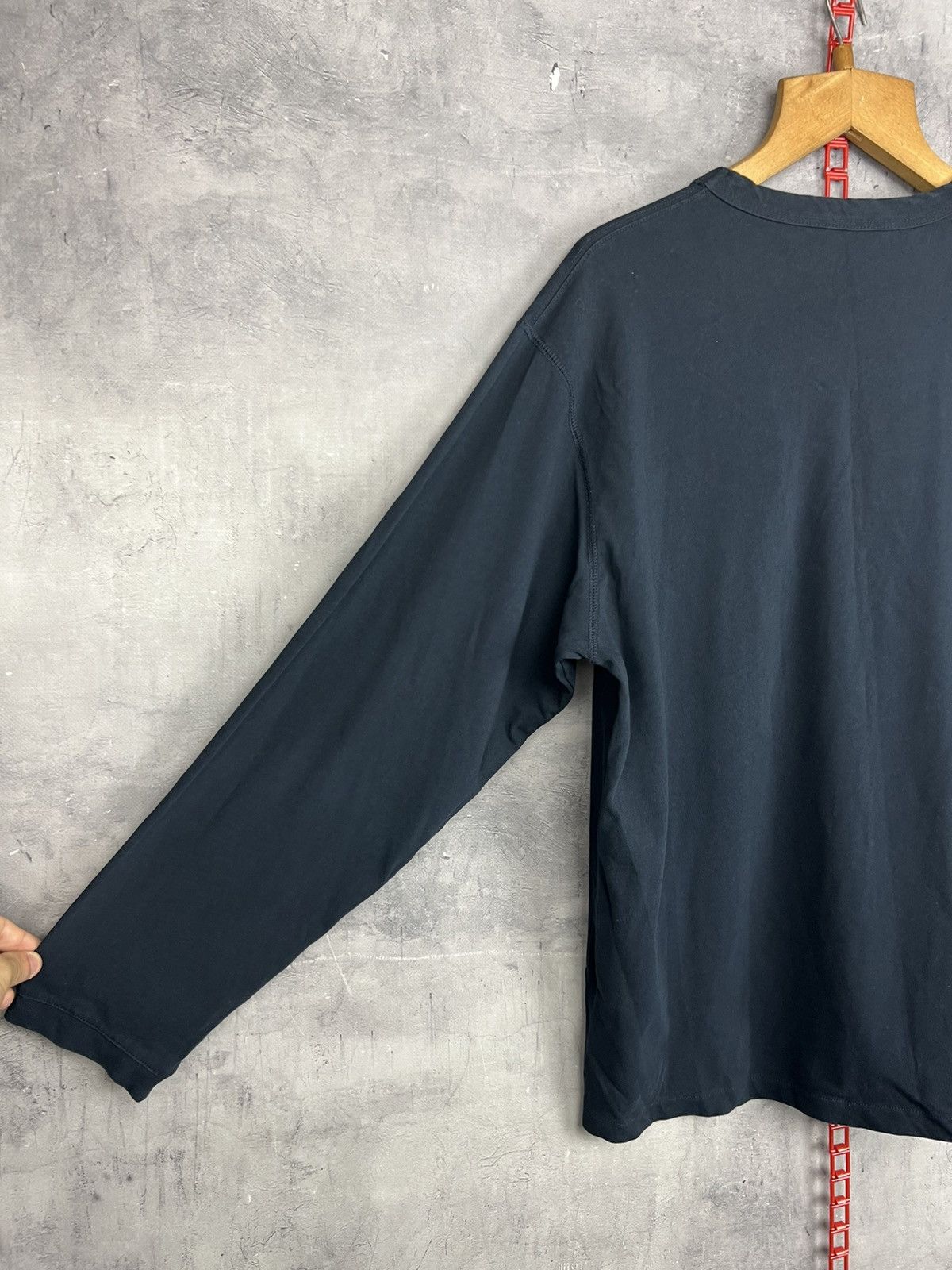 Japanese Brand Still By Hand Long Sleeve Black Navy Size US L / EU 52-54 / 3 - 13 Thumbnail