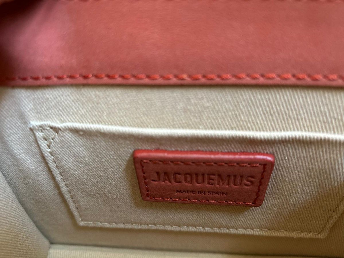 Jacquemus Jacquemus Le Chiquito Le Nœud Bag – Rust Red, Brand New Size ONE SIZE - 6 Thumbnail