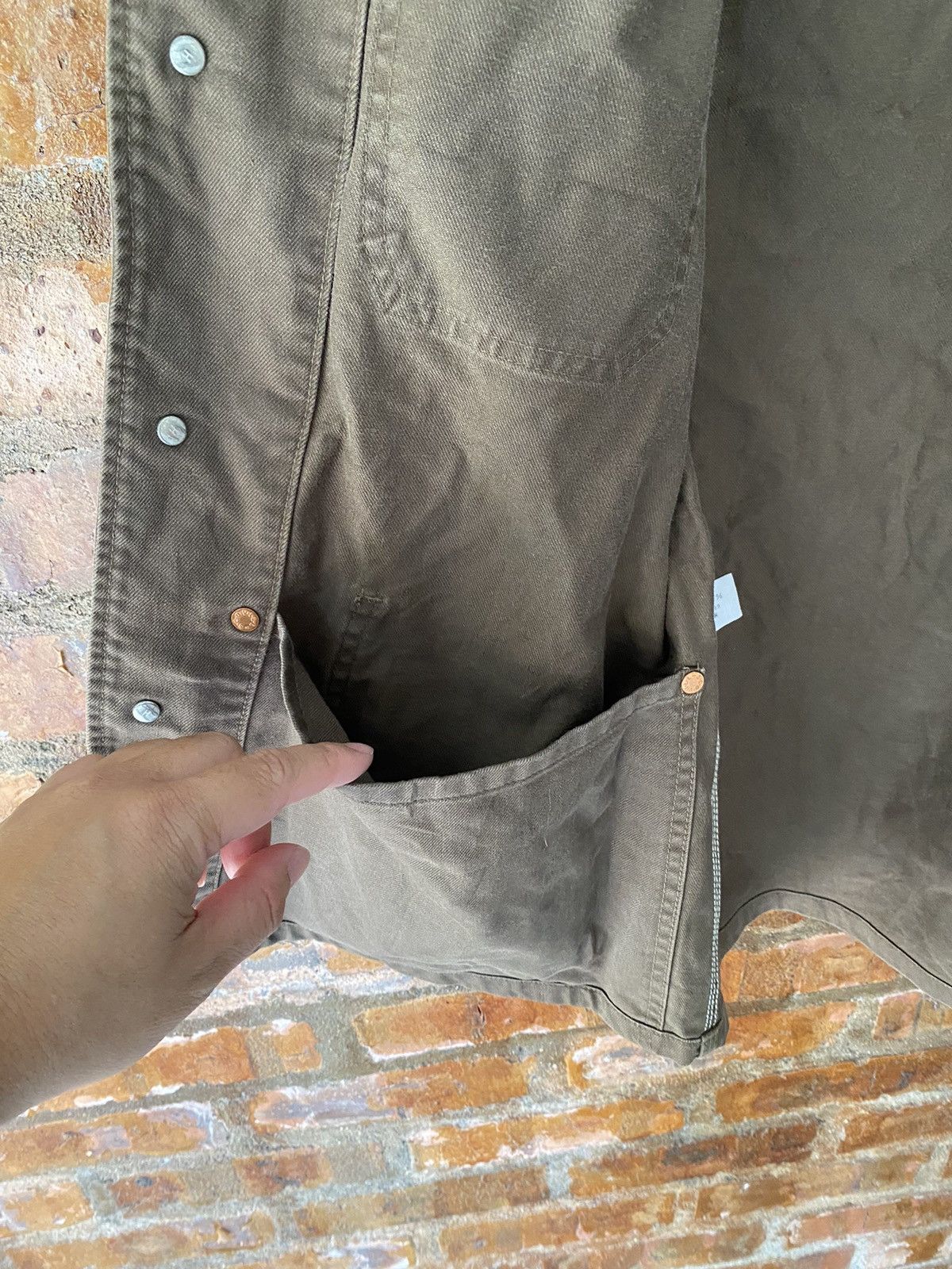 Blue Blue Japan 1990s 🔥 Blue Blue Japan Hr Market olive brown twill jacket Size US M / EU 48-50 / 2 - 12 Thumbnail