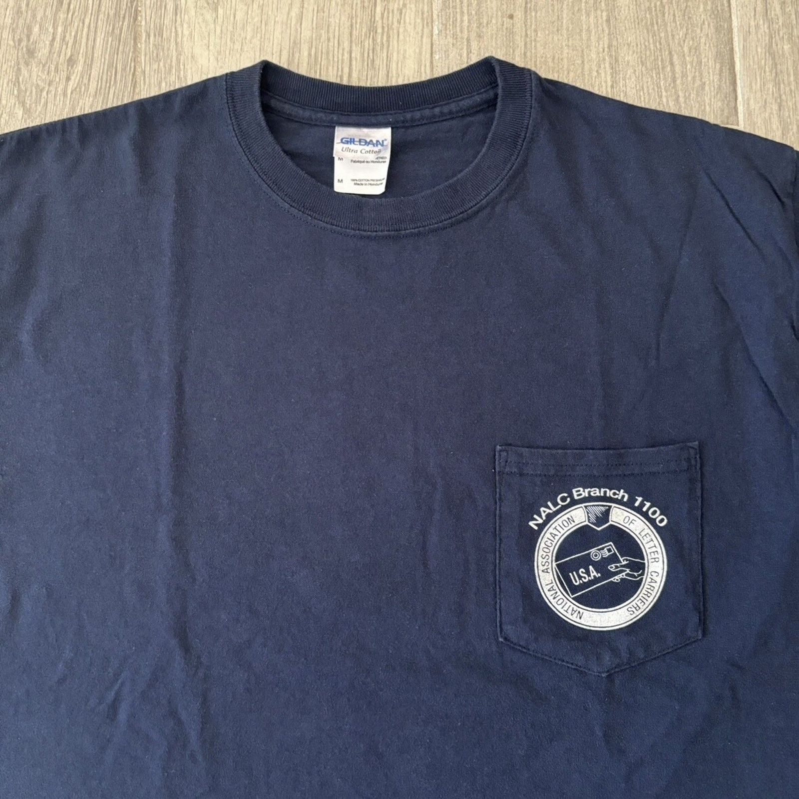 Gildan Jeff Keane Food Drive Men’s Medium Tan Cotton Pocket Tee Size US M / EU 48-50 / 2 - 4 Thumbnail