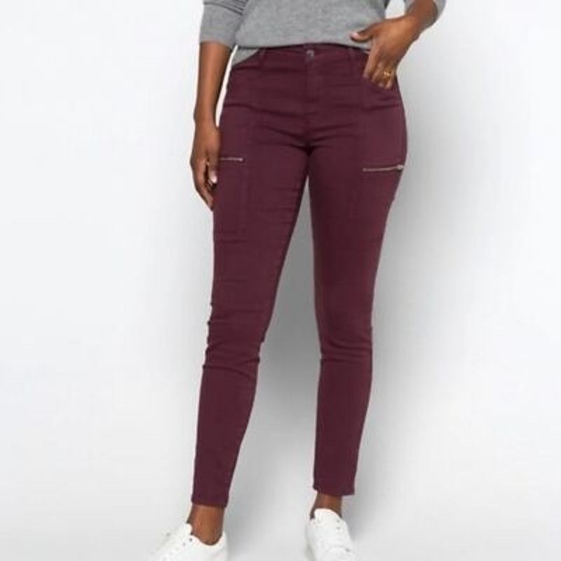 Pistola PISTOLA Hannah Moto Cargo Zip Pocket Skinny Jeans Womens 30 Size 30" / US 8 / IT 44 - 7 Thumbnail