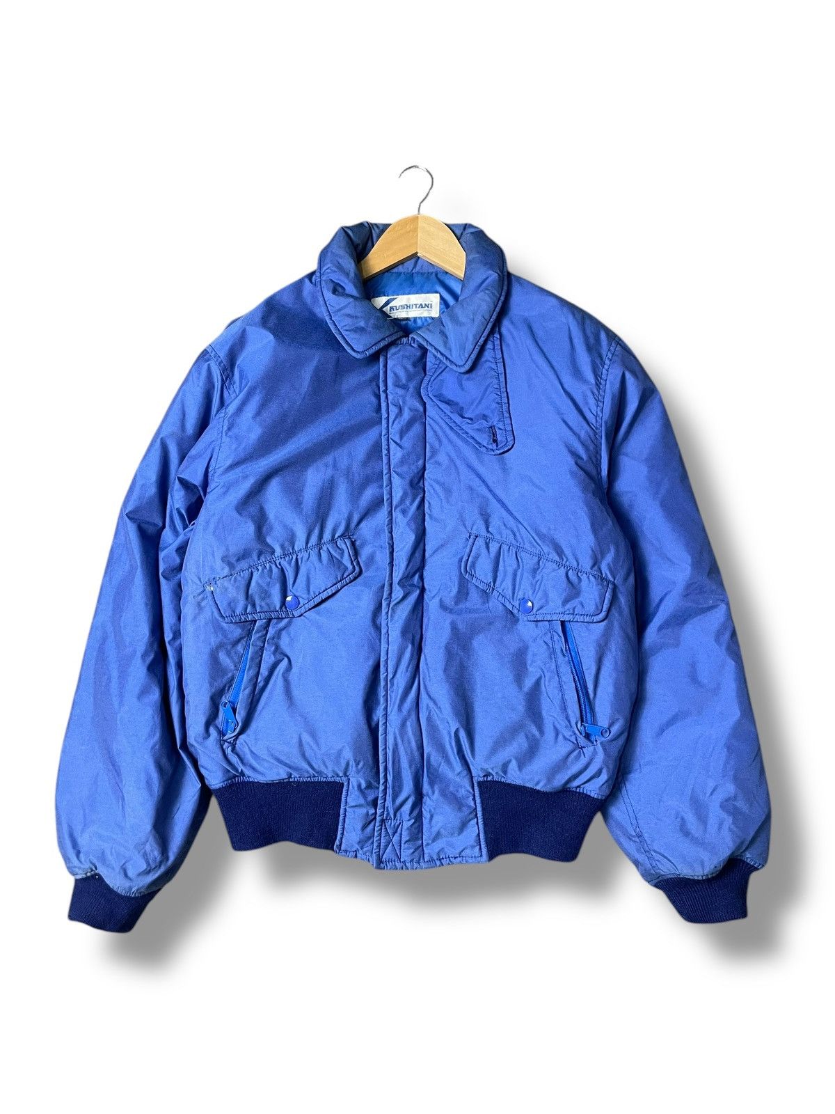 Japanese Brand × Vintage Vintage Kushitani Sportswear Bomber Jacket (69) Size US L / EU 52-54 / 3 - 1 Thumbnail