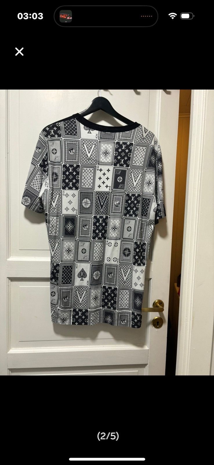 Louis Vuitton louis vuitton playing card Tee Size US L / EU 52-54 / 3 - 2 Thumbnail