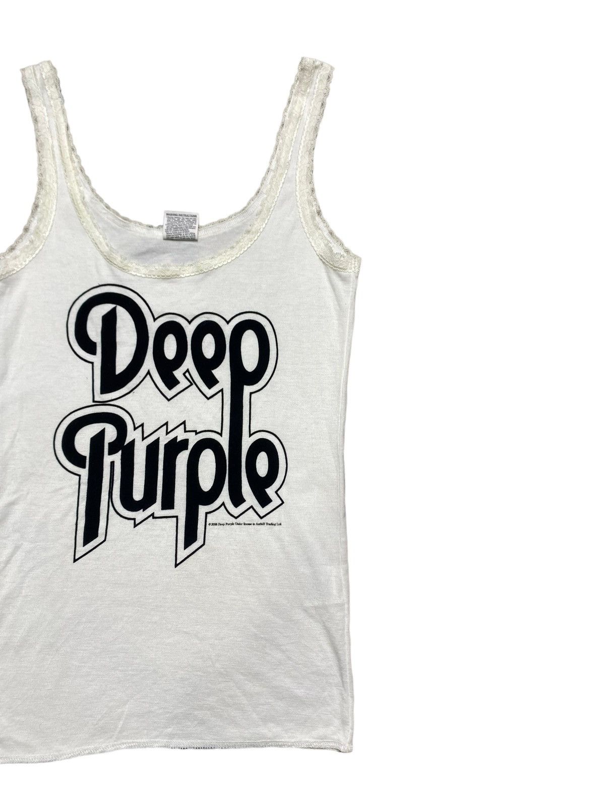 Band Tees VINTAGE DEEP PURPLE 2008 SLEEVELESS Size S / US 4 / IT 40 - 3 Thumbnail