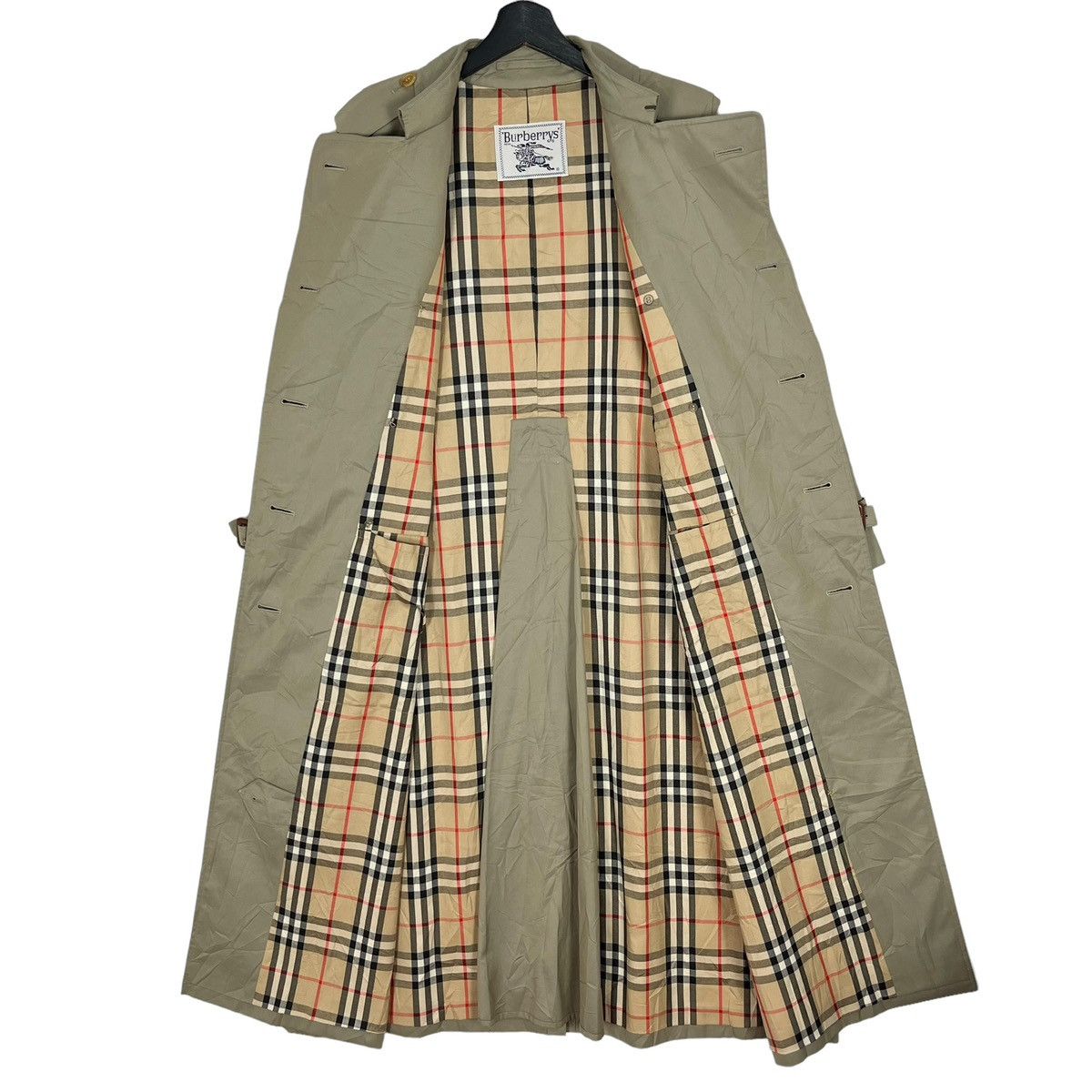 Burberry × Vintage Vintage 90’s Burberrys Long Trench Coat Size US S / EU 44-46 / 1 - 9 Thumbnail