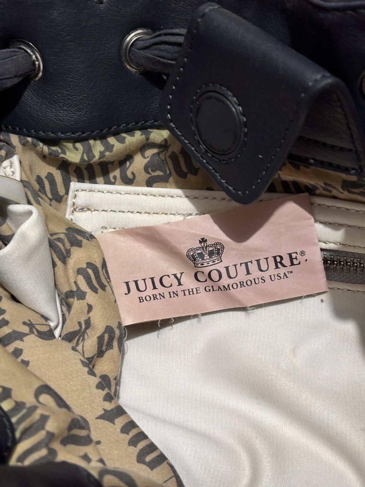 Juicy Couture × Vintage Vintage RARE Juicy Couture Scottie twin dogs Daydreamer bag Size ONE SIZE - 8 Thumbnail