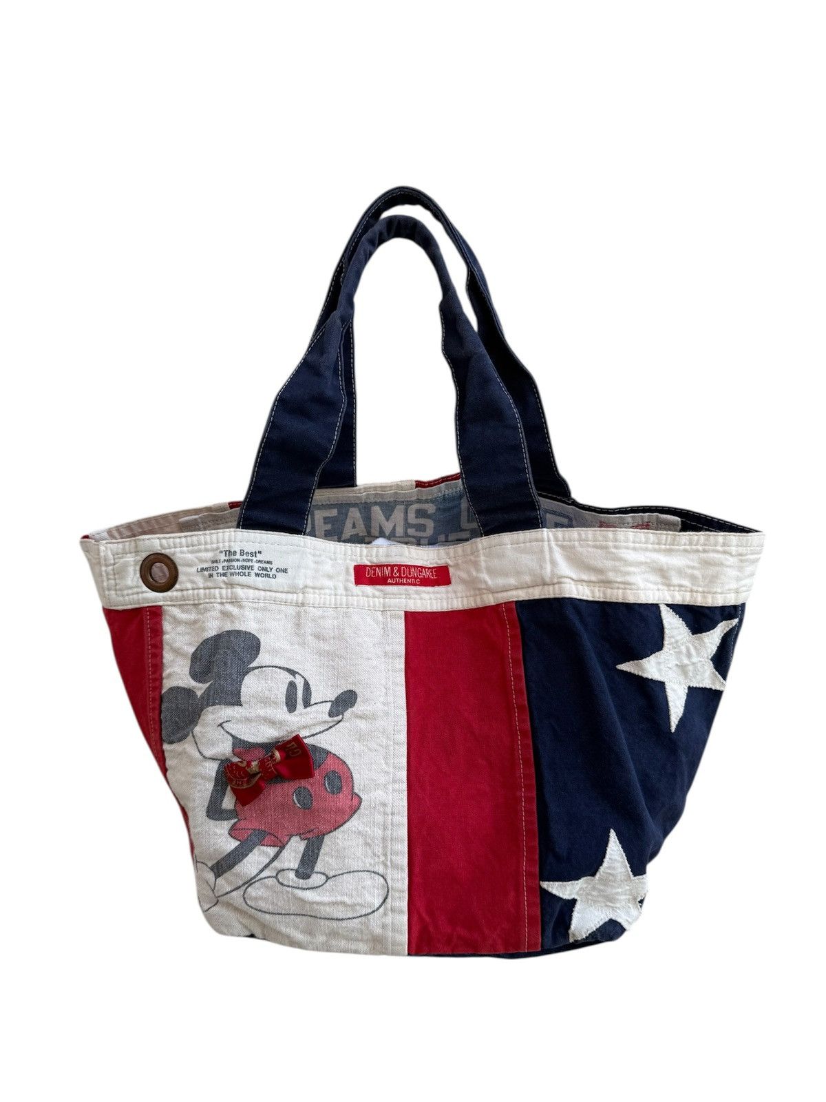 Kapital DENIM & DUNGAREE X MICKEY MOUSE DISNEY TOTE BAG Size ONE SIZE - 1 Thumbnail