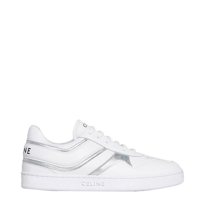 Celine o1bcso1str0924 Trainer Low Lace-up Sneaker Calfskin Size US 8 / IT 38 - 1 Thumbnail