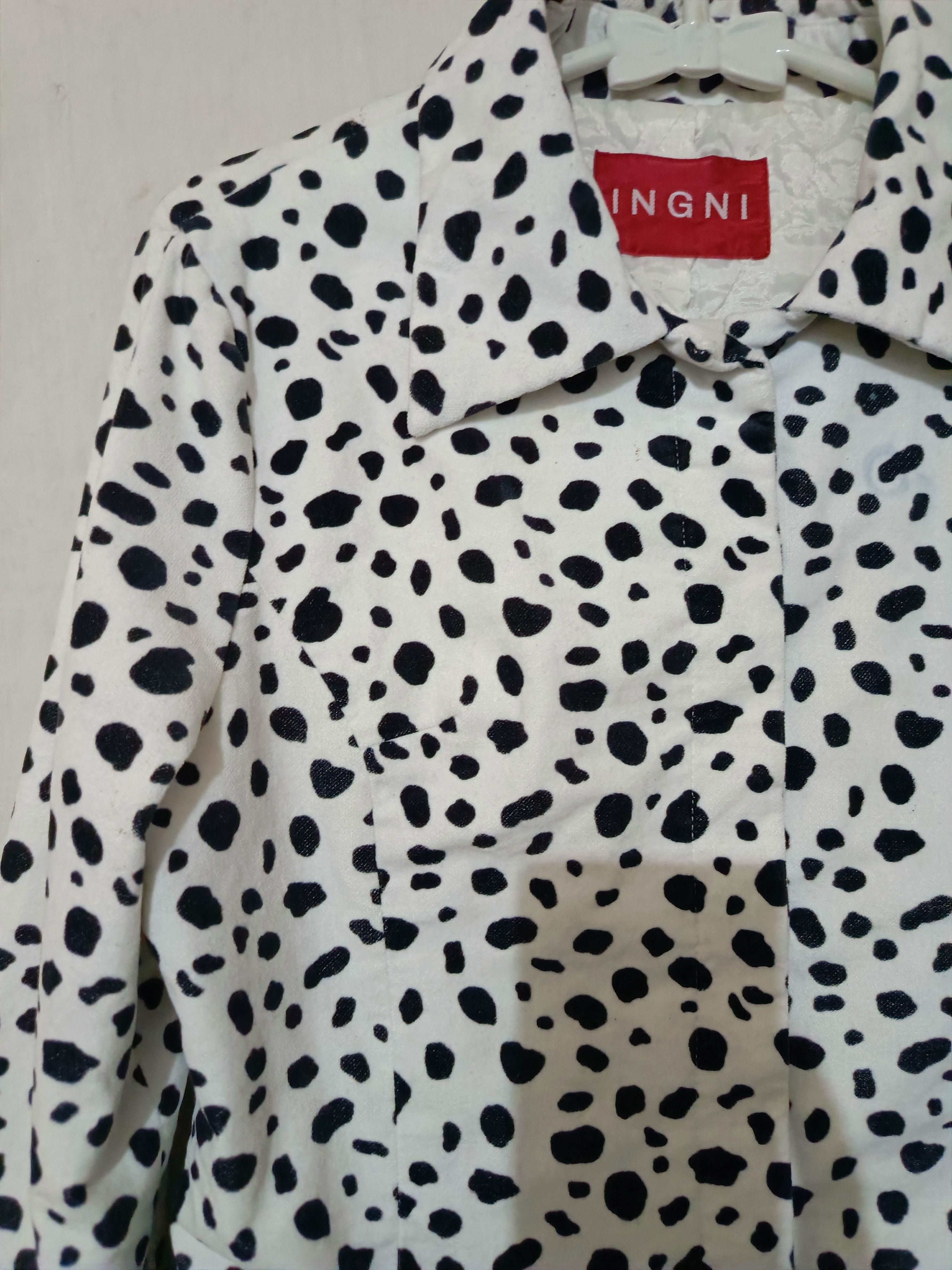 14th Addiction × Hysteric Glamour × Japanese Brand Vintage INGNI Made In Japan Velvet Dalmatia Size M / US 6-8 / IT 42-44 - 3 Thumbnail
